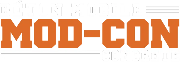 beton mobile Mod con concrete Logo footer | Logo de pied de page Béton Mobile Modcon